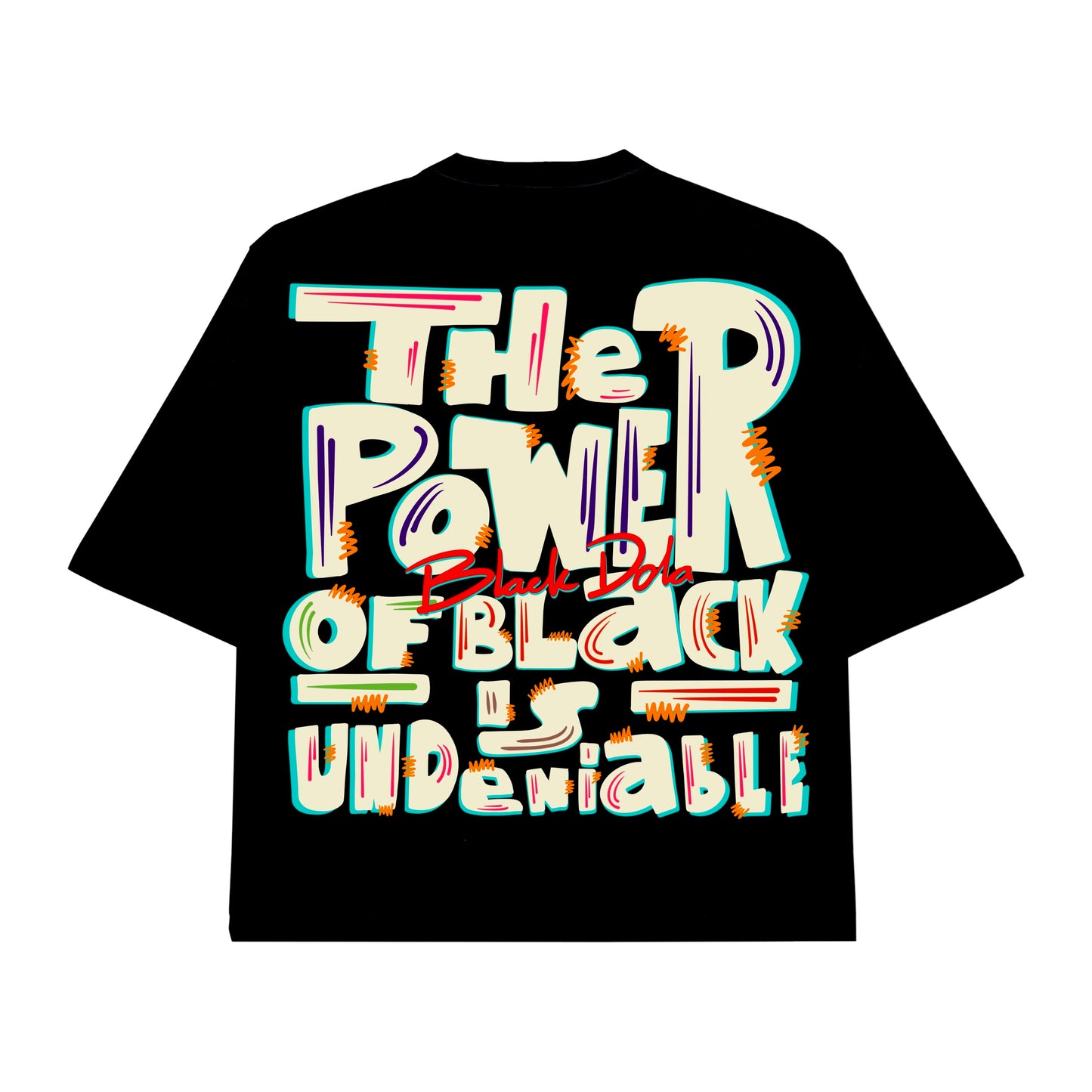 The Power of Black Graphic Tee (Black)
