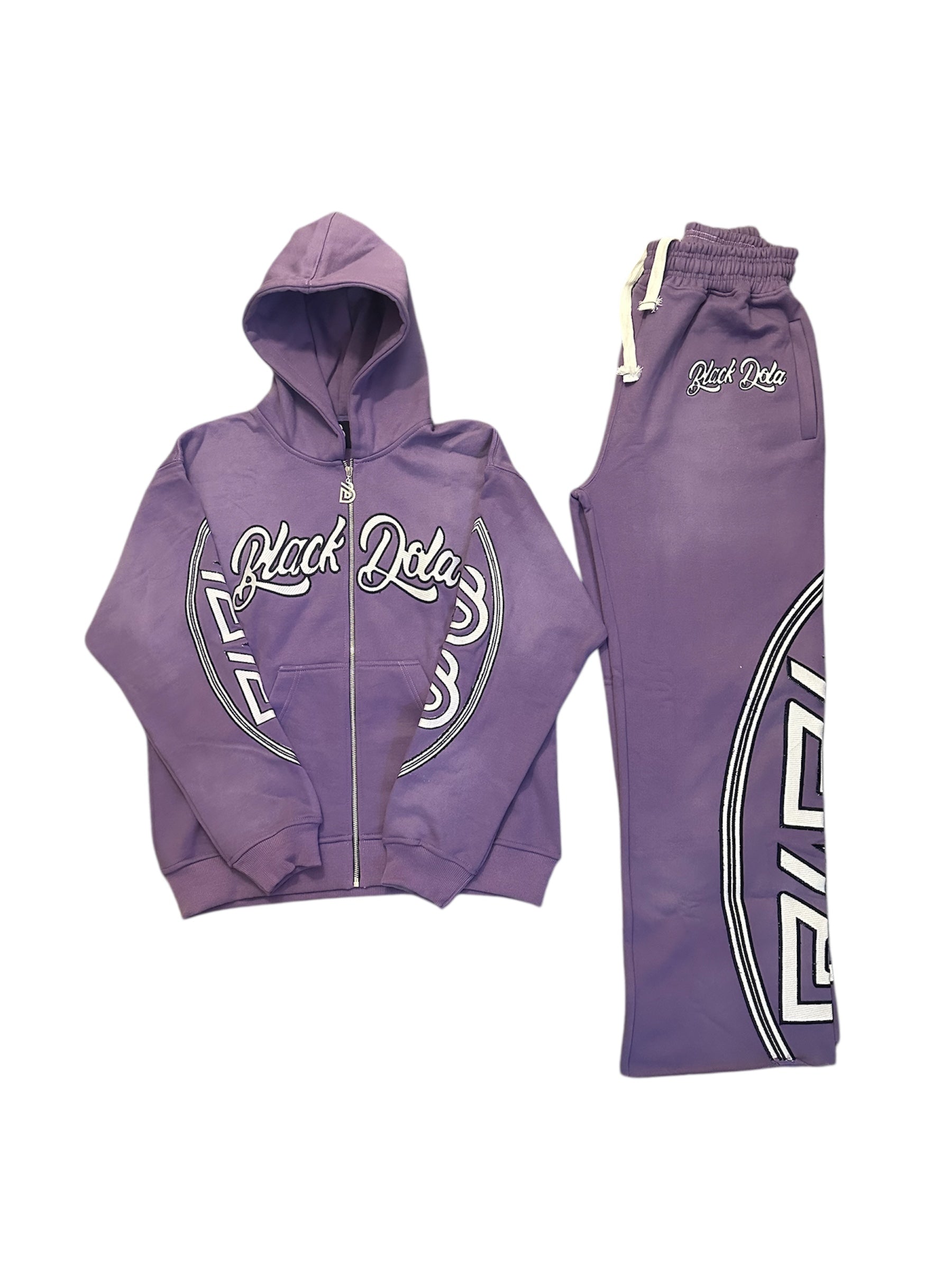 FLARE HOODIE SET (PLUM)